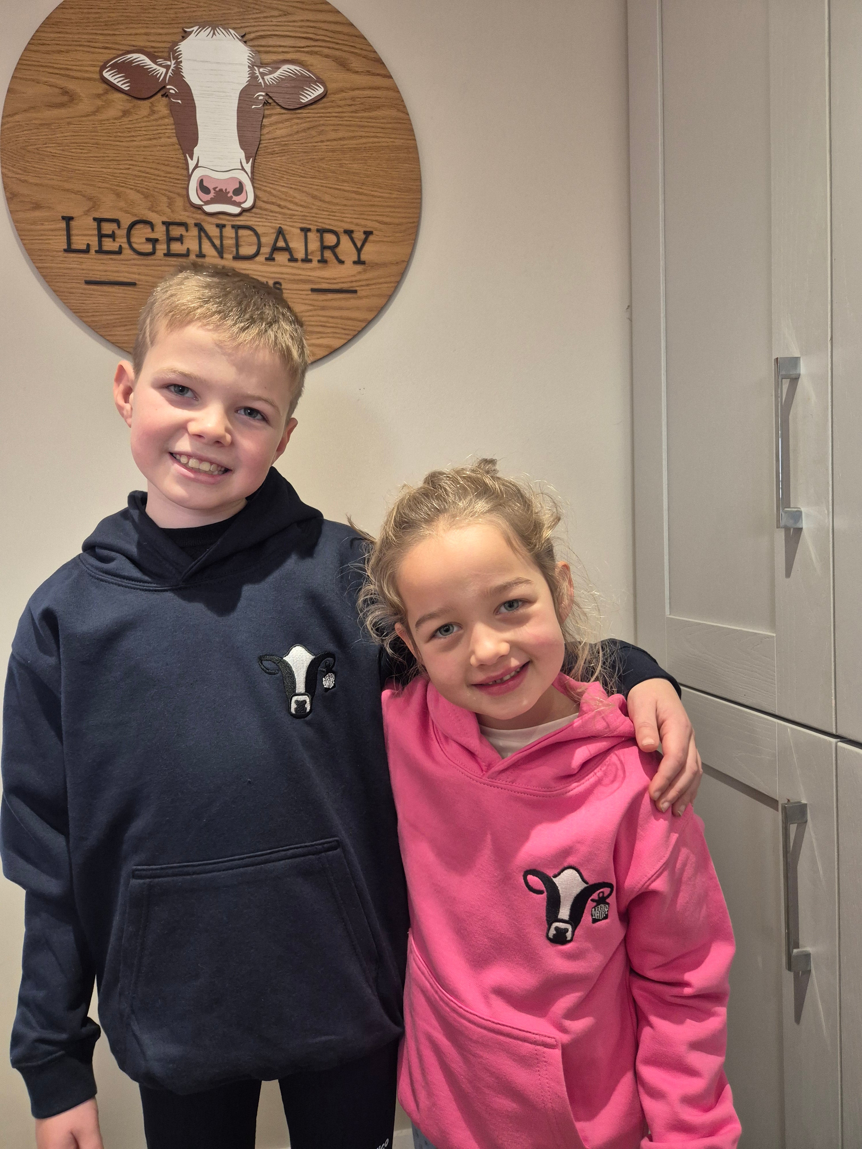 Kids Legendairy Cow Hoodies